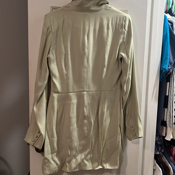 Blu Spero Shimmery Light Green Dress - Picture 5 of 6